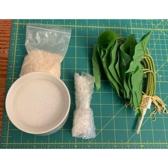 New Fake Plants in Ceramic Pot, 11" Potted Artificial Plants for Home Decor - Picture 2 of 2